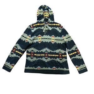 American Eagle Mens Medium Aztec Hoodie Sweater